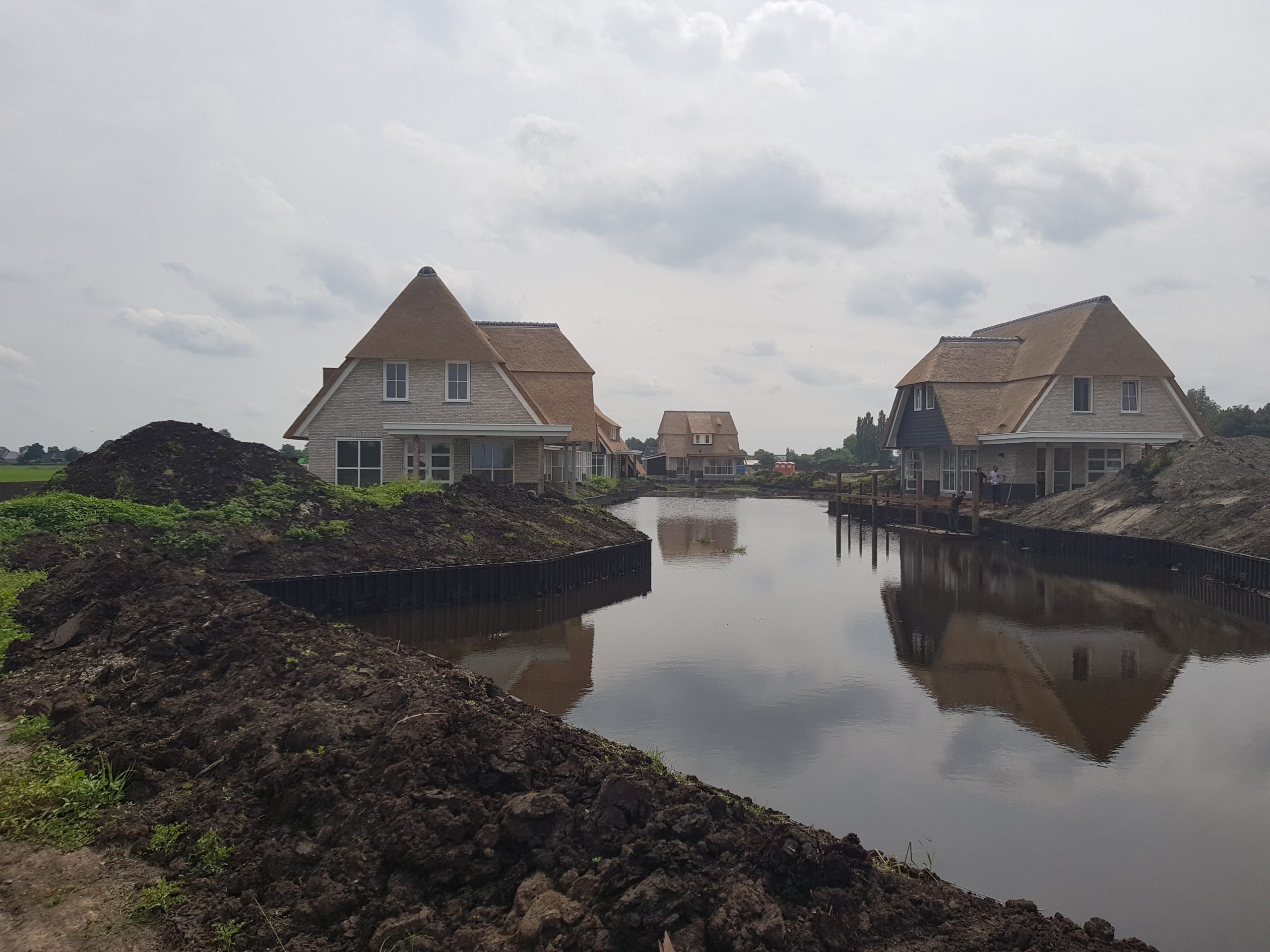 Nieuwbouwwoningen aan het water, woningbouwproject